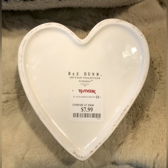 Rae Dunn LOVE Jewelry Box Ceramic Trinket Box LL - Picture 2 of 3